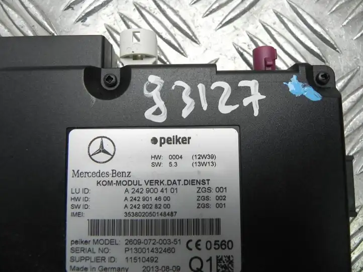 Mercedes-Benz E W212 (2009 - 2016) A2429004101 Прочие блоки управления — фото 3