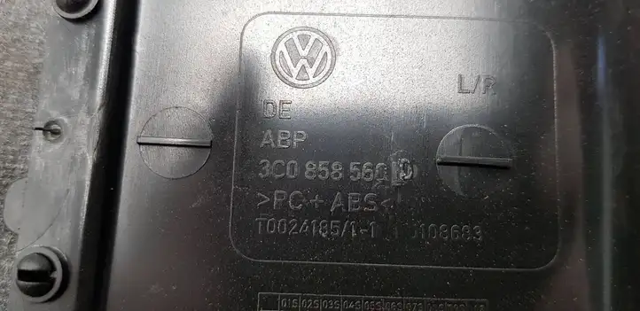 Volkswagen PASSAT B6 (2005 - 2010) 3C0858560D Обшивка рулевой колонки — фото 3