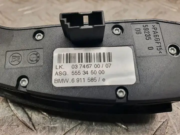BMW 7 E65 E66 (2001 - 2008) 6911585 Кнопки на рулевом колесе — фото 3