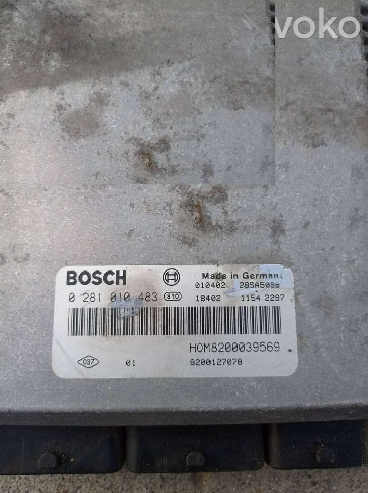 Renault Scenic I (1996 - 2003)  0281010483 Блок управления двигателя