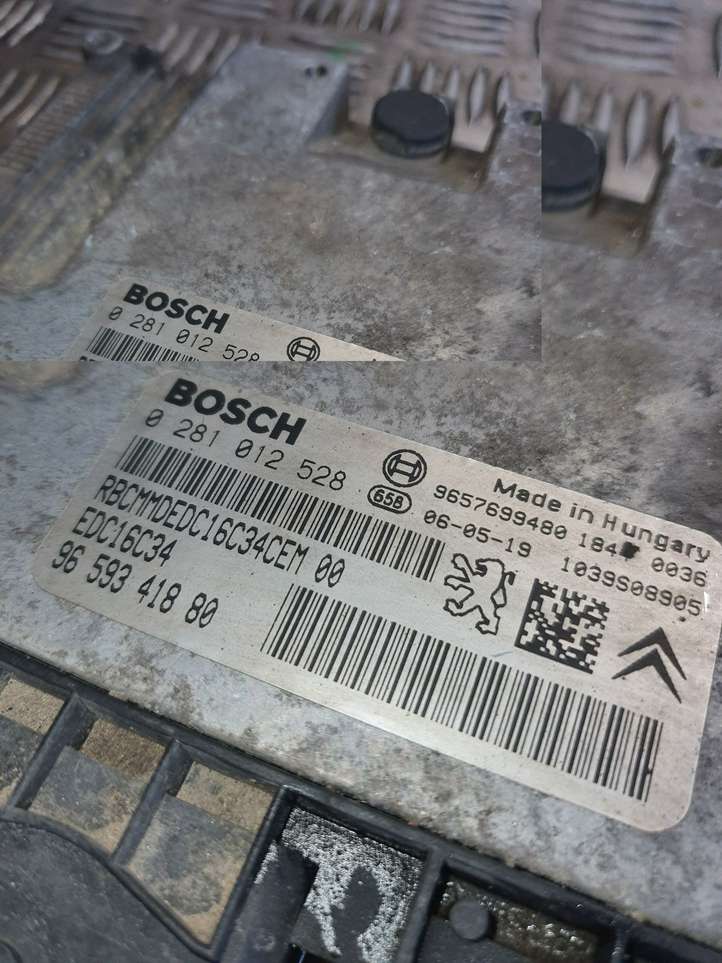 Peugeot 206 (1998 - 2012)  0281012528 Блок управления двигателя