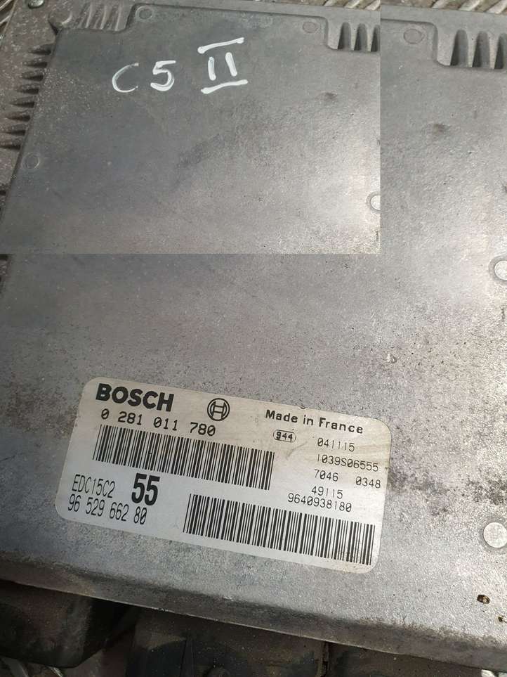 Citroen C5 (2004 - 2008)  0281011780 Блок управления двигателя