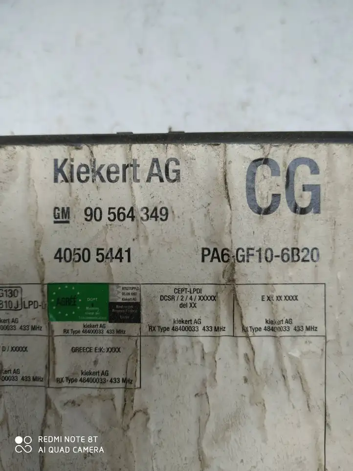 Opel Astra J (2009 - 2012) PA6GF106B20 Модуль комфорта — фото 3