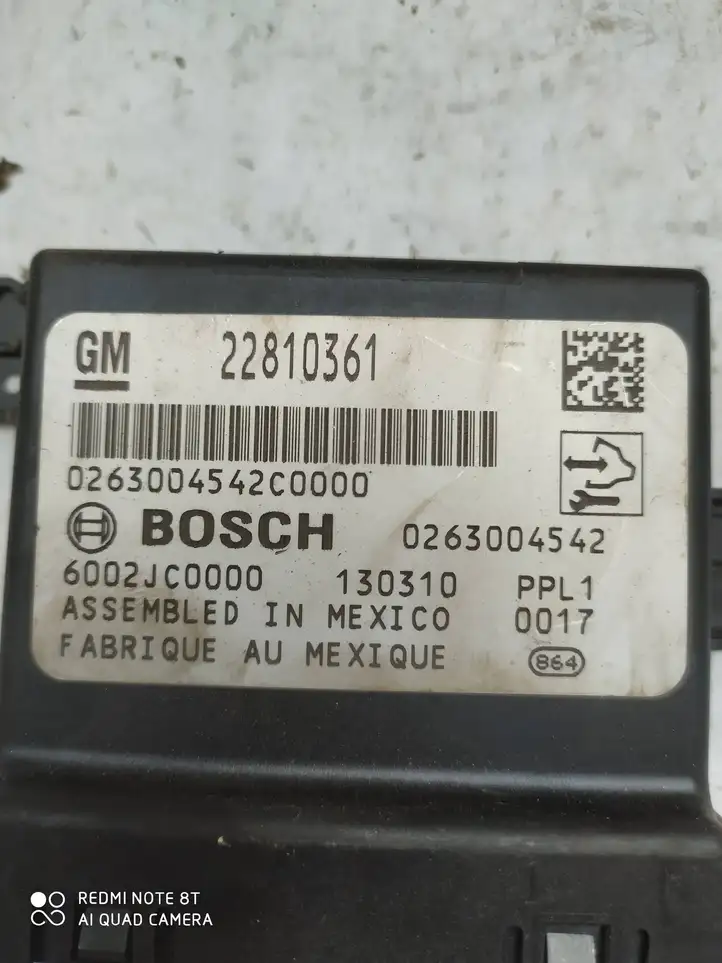 Opel Zafira B (2008 - 2014) 22810361 Блок управления парктрониками — фото 3