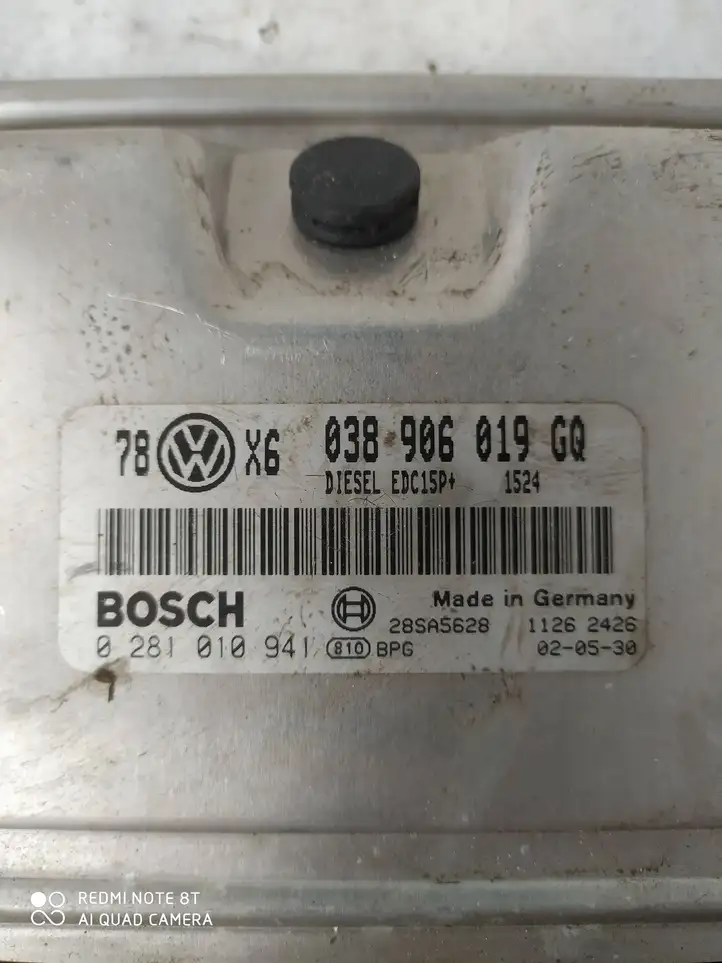 Volkswagen PASSAT B5.5 (2001 - 2005) 038906019GQ Блок управления двигателем (ЭБУ) — фото 3