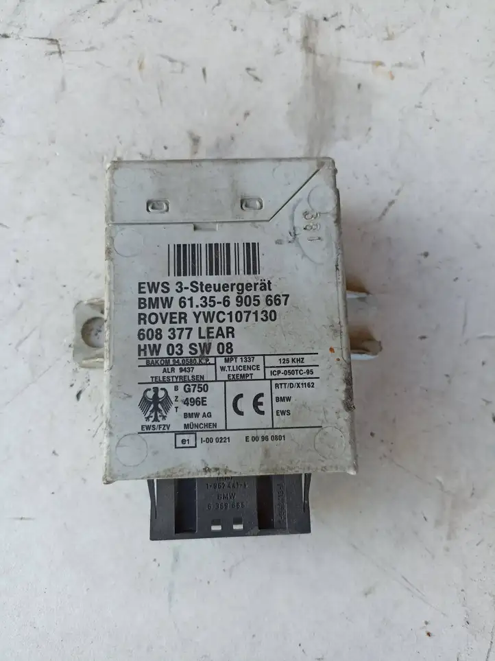 BMW 5 E60 E61 (2004 - 2010) 61356905667 Блок иммобилайзера — фото 1