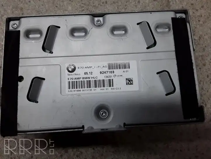 BMW X5 E70 (2006 - 2013) 9247103 Усилитель звука — фото 2