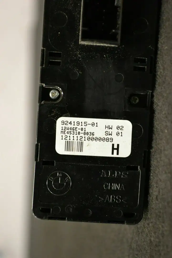 BMW 7 F01 (2008 - 2016) 9241915 Блок кнопок стеклоподъемников — фото 2