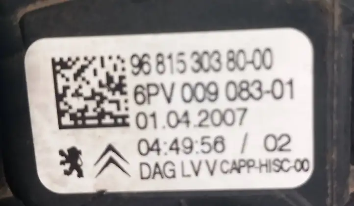 Peugeot 308 (2007 - 2013) 9681530380 Педаль акселератора — фото 2