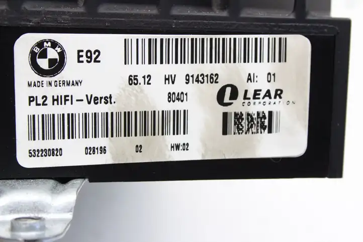 BMW 3 E92 E93 (2005 - 2014) 9143162 Усилитель звука — фото 4