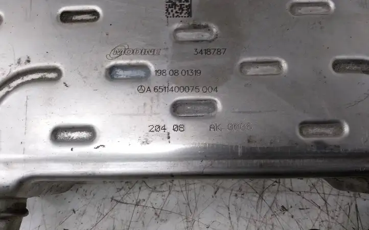Mercedes-Benz E W212 (2009 - 2016) A6511400075 Охладитель клапана EGR — фото 5