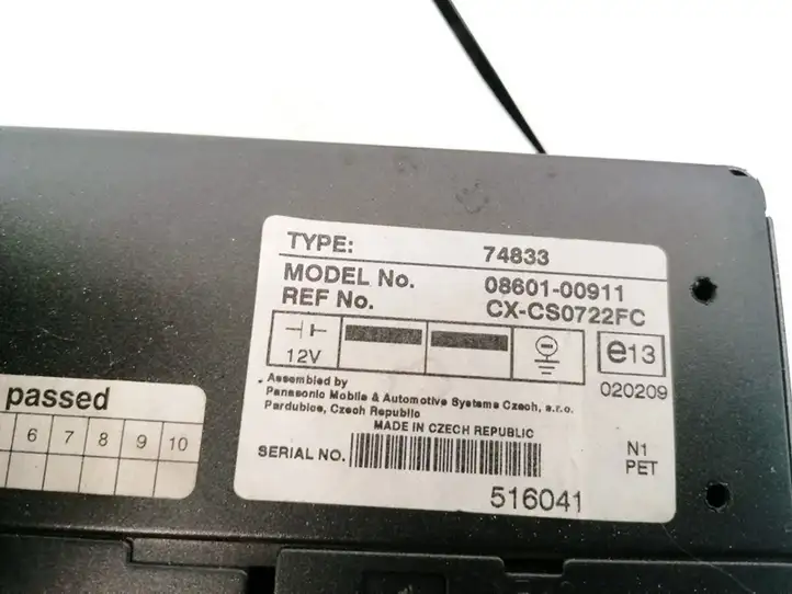 Toyota Avensis T250 (2006 - 2009) 0860100911 CD/DVD чейнджер — фото 3