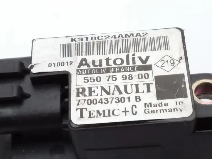 Renault Scenic I (1996 - 2003) 550759800 Датчик удара SRS — фото 4