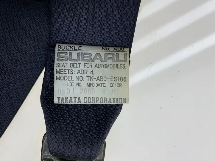 Subaru Legacy (2003 - 2009) 64661AG00AJC Задний ремень безопасности — фото 4