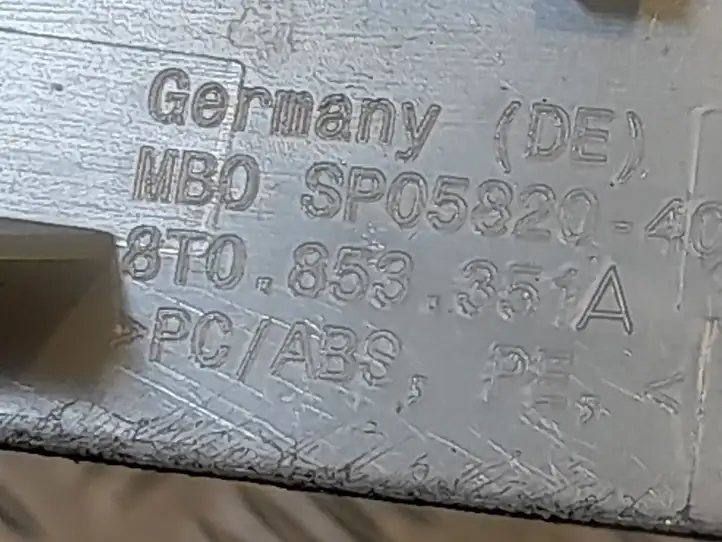 Audi A5 8T 8F (2011 - 2016) 8T0853351A Нижняя обшивка стойки B — фото 3