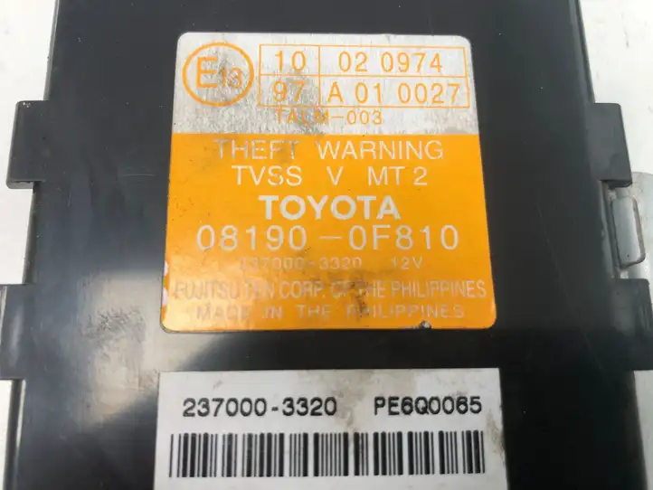 Toyota Corolla Verso E121 (2004 - 2007) 081900F810 Прочие блоки управления — фото 2