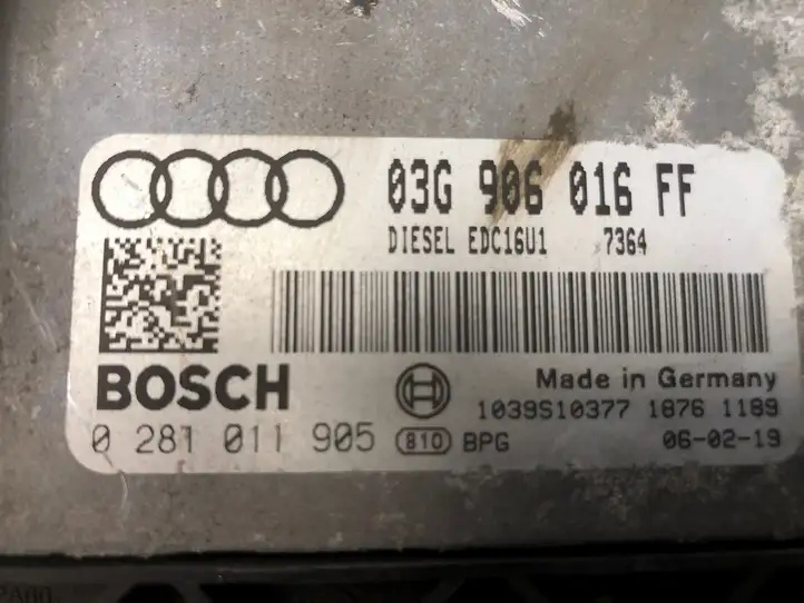 Audi A3/S3 8P (2004 - 2008) 03G906016FF Блок управления двигателем (ЭБУ) — фото 2
