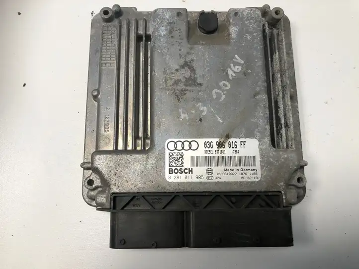 Audi A3/S3 8P (2004 - 2008) 03G906016FF Блок управления двигателем (ЭБУ) — фото 3