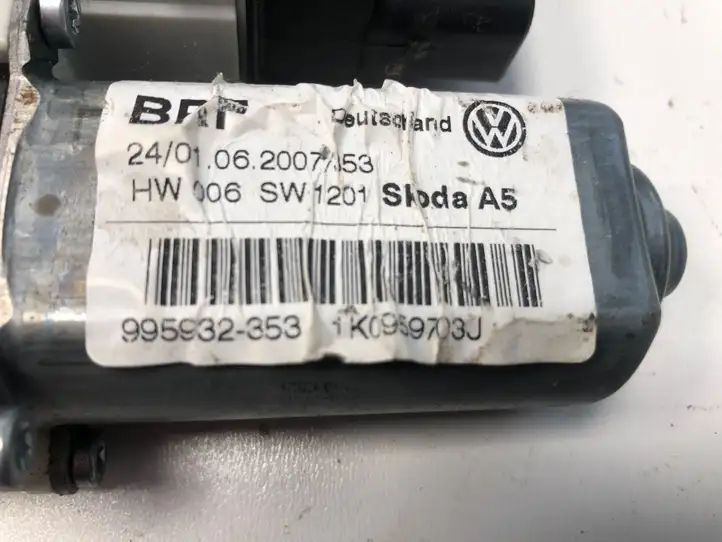 Volkswagen Golf V (2003 - 2009) 1K0959703J Стеклоподъемник задней двери — фото 2