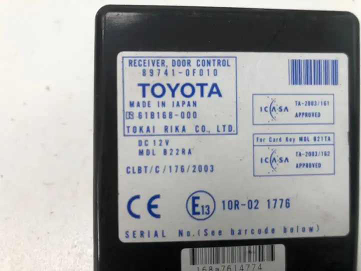 Toyota Corolla Verso E121 (2004 - 2007) 61B168000 Прочие блоки управления — фото 4