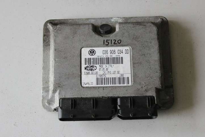 Volkswagen Polo (2005 - 2009)  036906034DD Блок управления двигателя