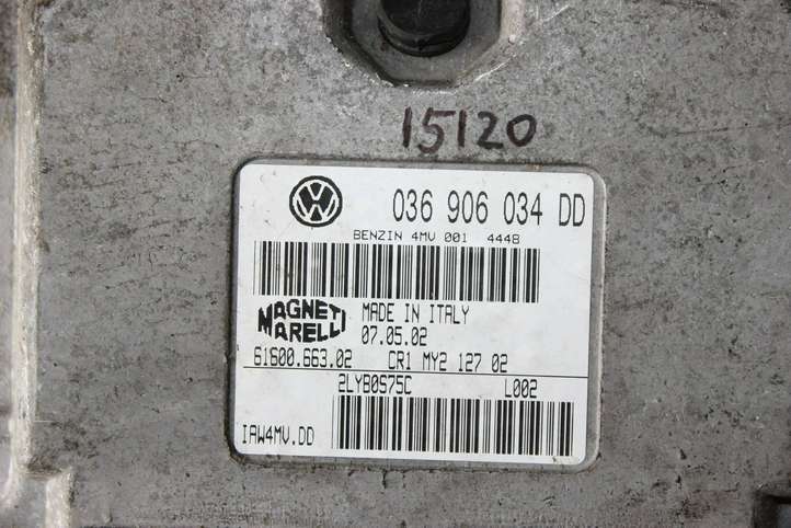 Volkswagen Polo (2005 - 2009)  036906034DD Блок управления двигателя