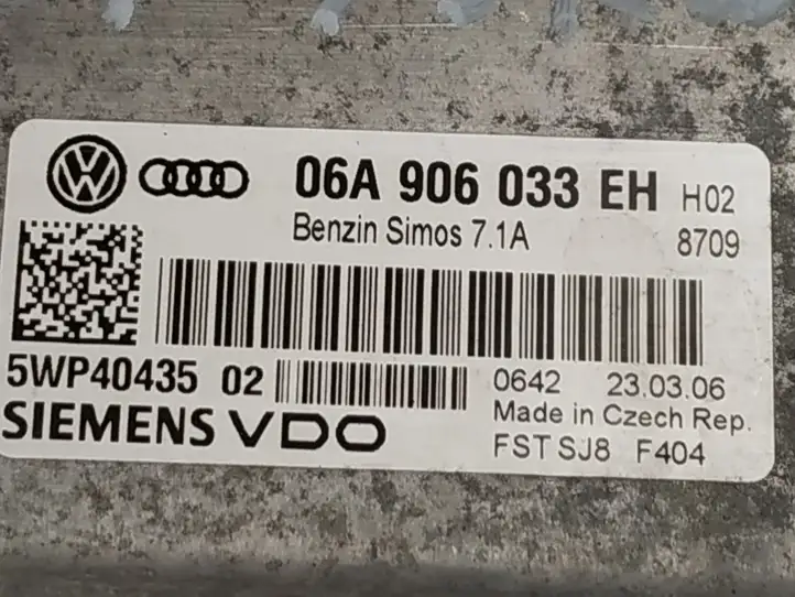 Audi A3/S3 8P (2004 - 2008) 06A906033EH Блок управления двигателем (ЭБУ) — фото 3