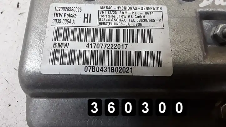 BMW 7 E65 E66 (2001 - 2008) 30350064AGALINIU Подушка безопасности руля — фото 2