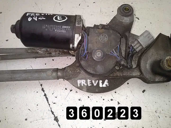 Toyota Previa (XR30, XR40) II (2000 - 2006) # 8511028180 Двигатель стеклоочистителя заднего стекла — фото 1