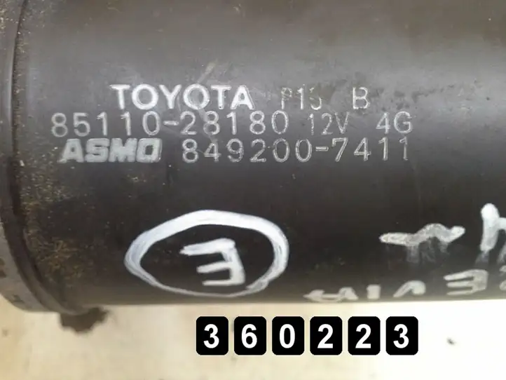 Toyota Previa (XR30, XR40) II (2000 - 2006) # 8511028180 Двигатель стеклоочистителя заднего стекла — фото 4