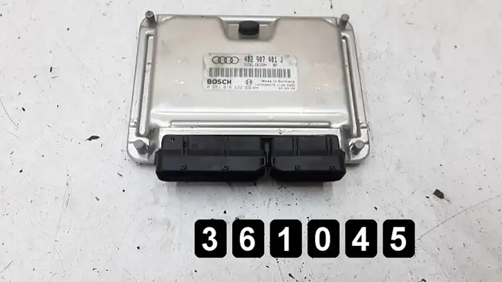 Audi A6 S6 C5 4B (1997 - 2001) 2500TDI 4B2907401J 0281010822 Блок управления двигателем (ЭБУ) — фото 2