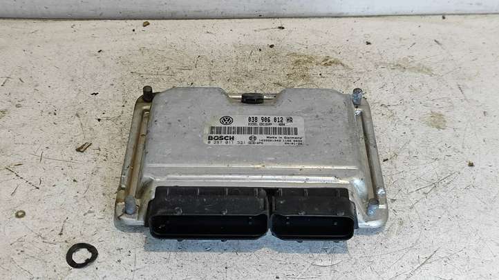 Skoda Fabia Mk1 (6Y) (1999 - 2007)  038906012HR Блок управления двигателя