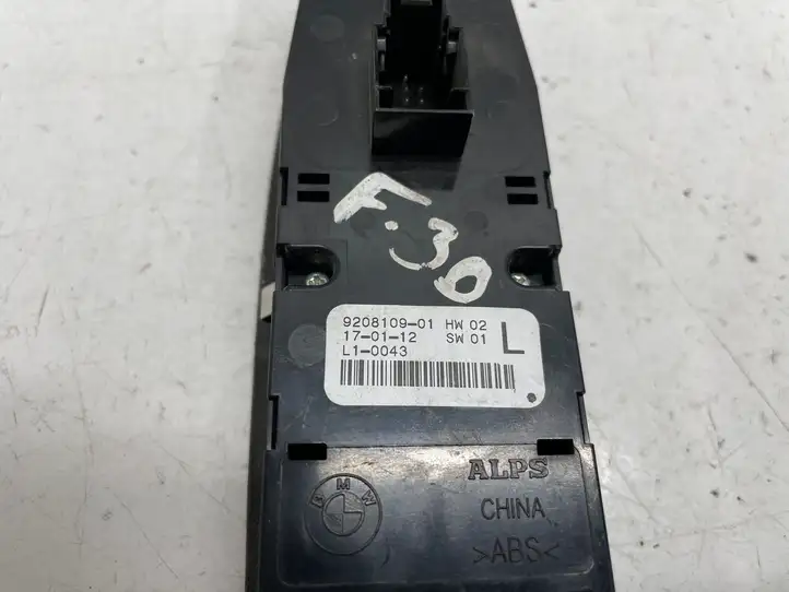 BMW 3 F30 F35 F31 (2012 - 2018) 9208109 Блок кнопок стеклоподъемников — фото 3