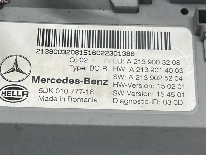 Mercedes-Benz E W213 (2016 - ) A2139003208 Прочие блоки управления — фото 2