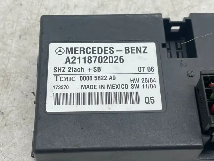 Mercedes-Benz R W251 (2005 - 2013) A2118702026 Прочие блоки управления — фото 2
