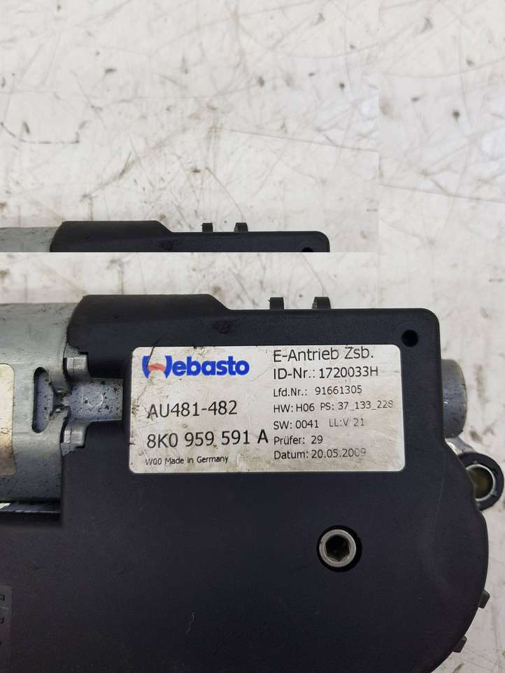 Audi Q5 (2012 - 2017)  8K0959591A Двигатель привода люка-крыши