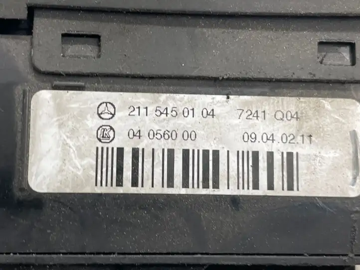 Mercedes-Benz E W211 (2002 - 2009) 2115450104 Включатель фонарей — фото 3