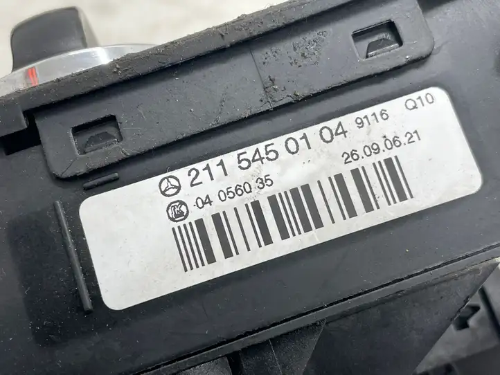 Mercedes-Benz E W211 (2002 - 2009) 2115450104 Включатель фонарей — фото 3