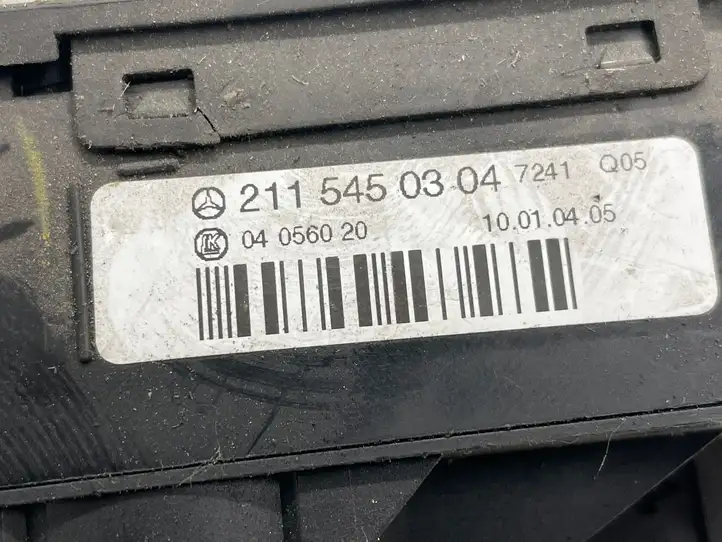Mercedes-Benz E W211 (2002 - 2009) 2115450304 Включатель фонарей — фото 3