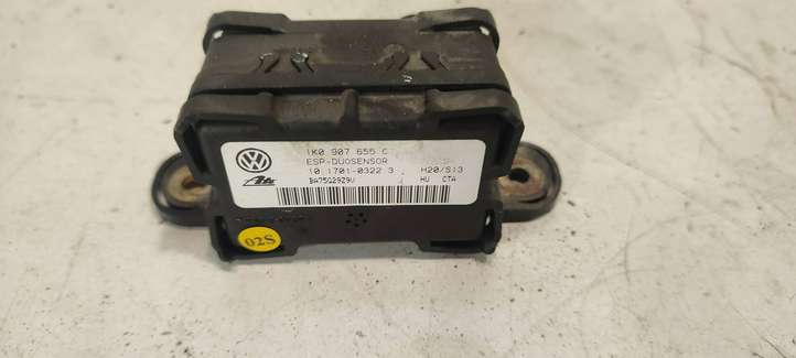 Volkswagen Golf V (2003 - 2009)  1K0907655C Датчик ESP (системы стабильности) (датчик курсовой устойчивости))