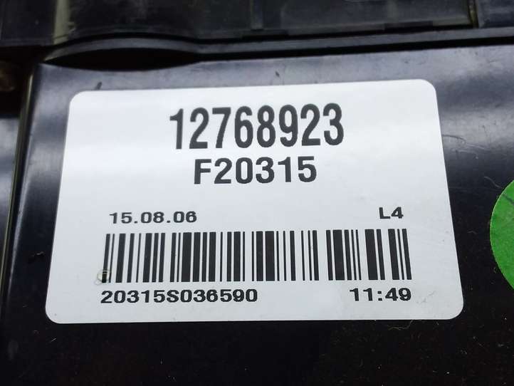 Saab 9-5 (1998 - 2005)  12768923 Блок управления кондиционера воздуха / климата/ печки (в салоне)