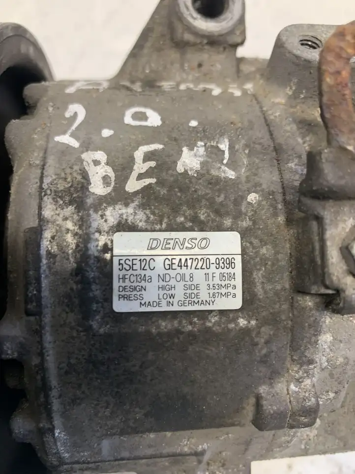 Toyota Avensis T250 (2006 - 2009) GE4472209396 Компрессор (насос) кондиционера воздуха — фото 3