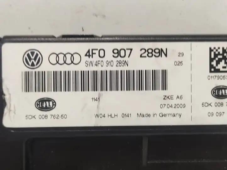 Audi A6 S6 C6 4F (2008 - 2011) 4F0907289N Модуль комфорта — фото 3
