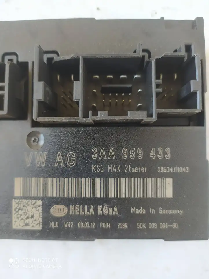 Volkswagen PASSAT B7 (2011 - 2014) 3AA959433 Модуль комфорта — фото 3