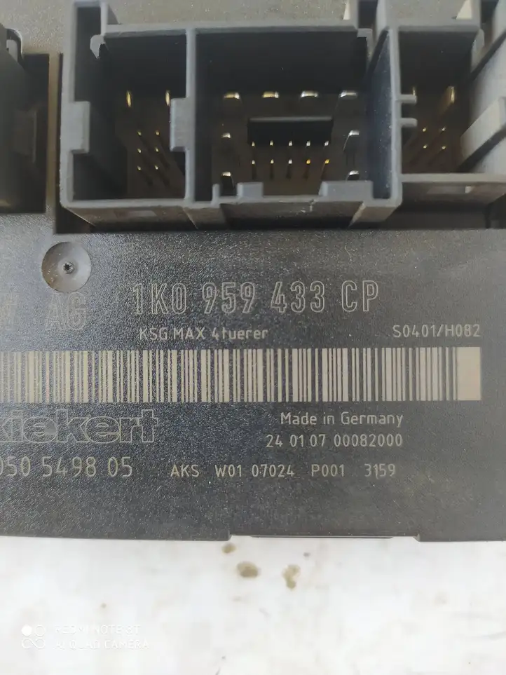 Volkswagen PASSAT B6 (2005 - 2010) 1K0959433CP Модуль комфорта — фото 3