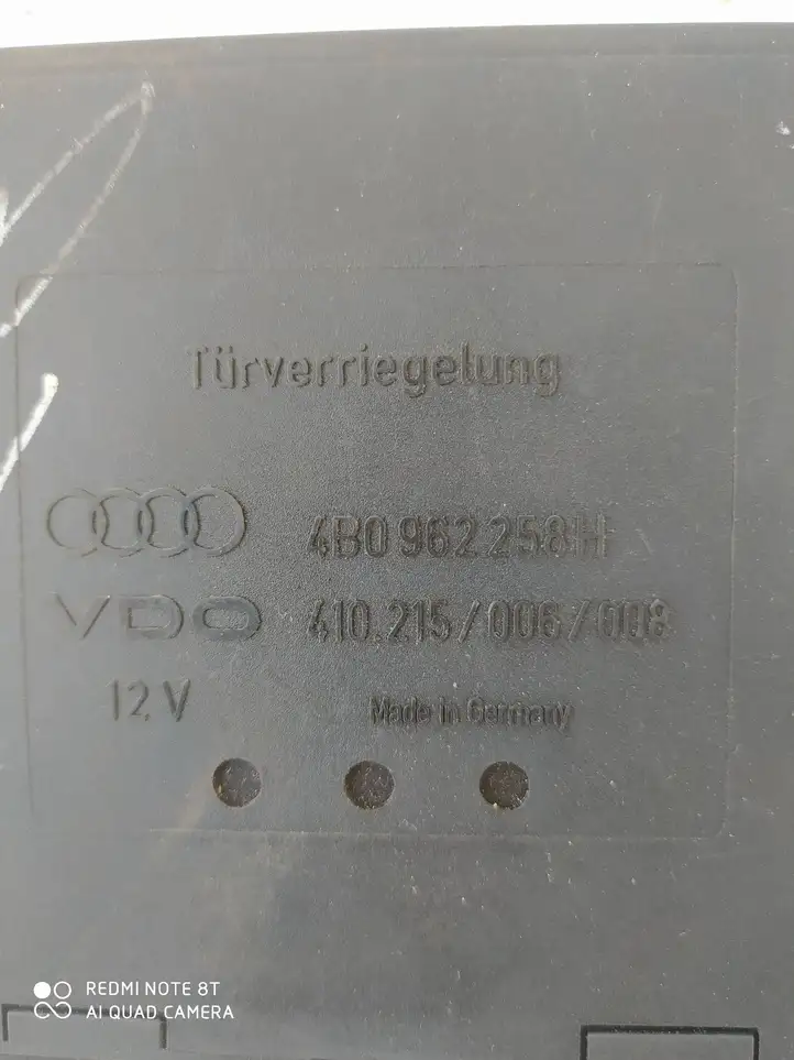 Audi A6 S6 C6 4F (2004 - 2008) 4B0962258H Модуль комфорта — фото 4