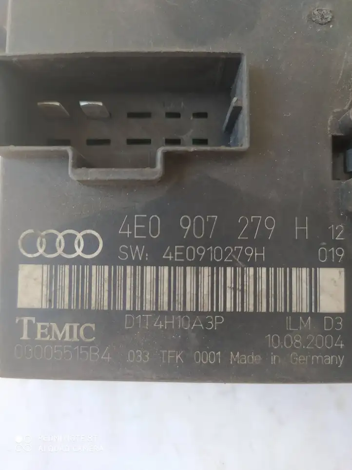 Audi A6 S6 C6 4F (2004 - 2008) 4E0907279H Модуль комфорта — фото 3