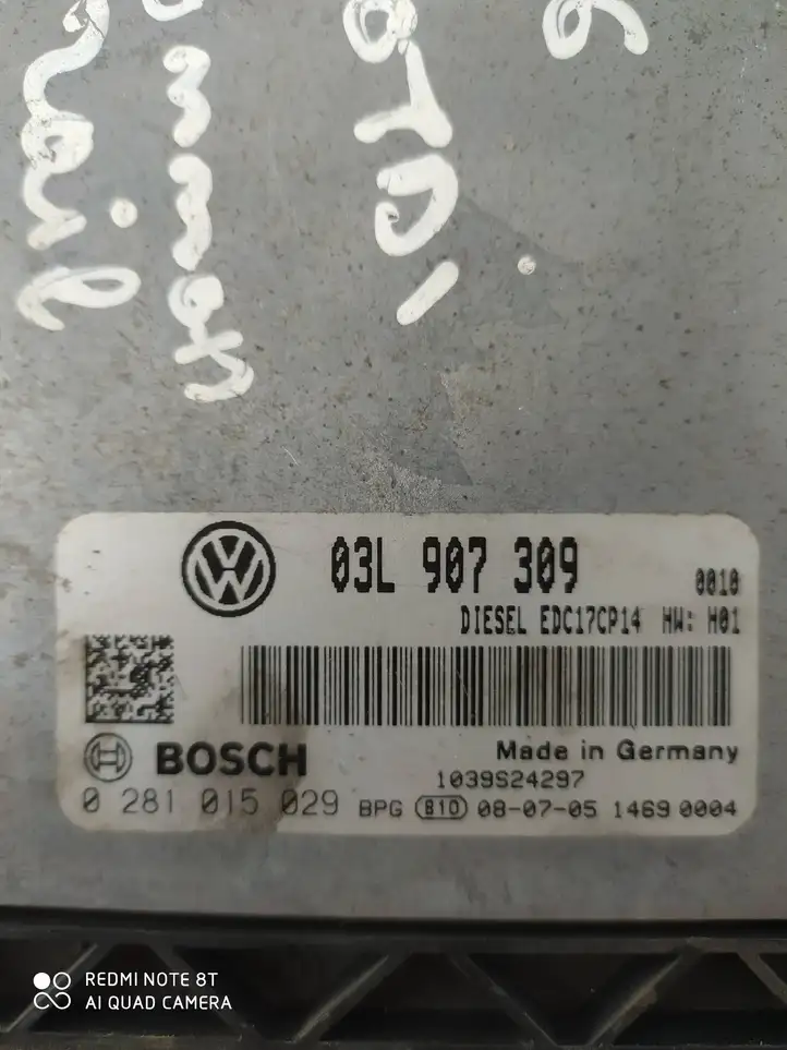 Volkswagen PASSAT B6 (2005 - 2010) 03L907309 Блок управления двигателем (ЭБУ) — фото 3
