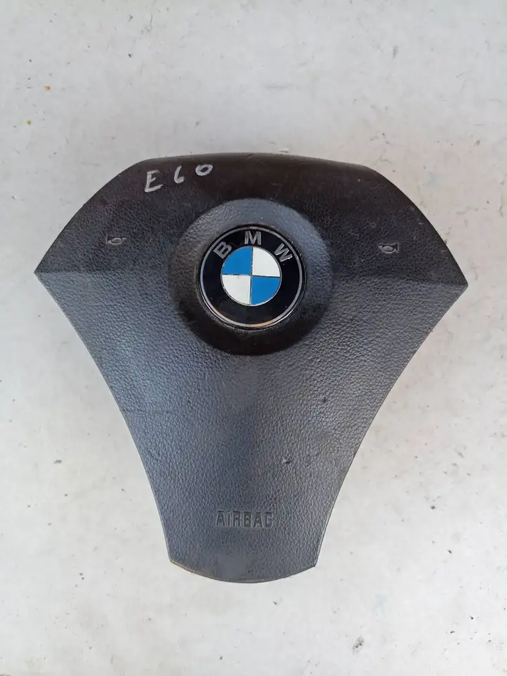 BMW 5 E60 E61 (2004 - 2010) 601718900 Подушка безопасности руля — фото 1