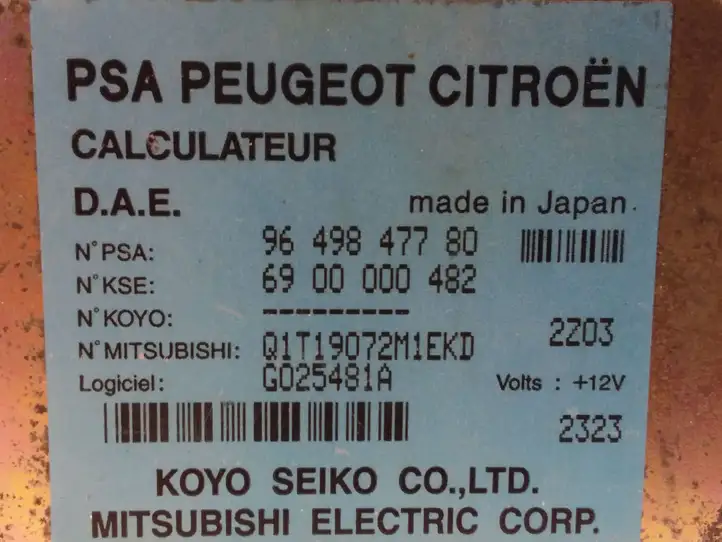Citroen C3 (2002 - 2009) 9649847780 Блок управления усилителем руля — фото 5